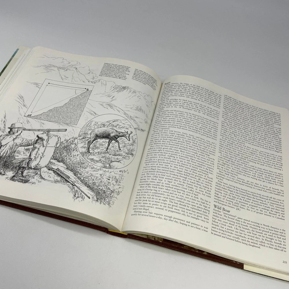 The Complete Book of Hunting Robert Elman Dust Jacket 1984 Field Shooting Sports